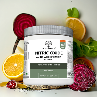 Vitadefence® Nitric Oxide Multi | L-Arginine, L-Citrulline & Beetroot – 60 Capsules