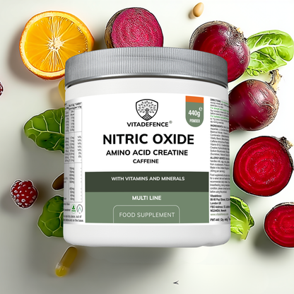 Vitadefence® Nitric Oxide Multi | L-Arginine, L-Citrulline & Beetroot – 60 Capsules