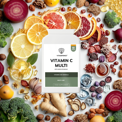 Vitadefence® Vitamin C Multi | With Botanicals & Minerals – 60 Capsules