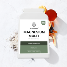 Vitadefence® Magnesium Multi | With Vitamin C & Sugar Beet Fibre – 100 Vegan Capsules