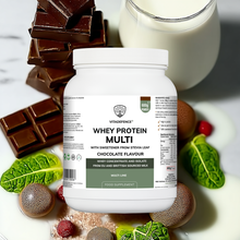 Vitadefence® Whey Protein Multi | Chocolate Flavour Protein Powder with Stevia – 600 g
