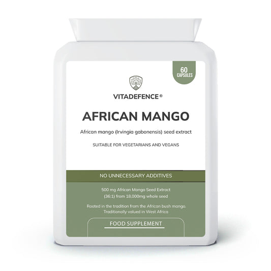Vitadefence® African Mango | Pure Seed Extract 18,000mg Equivalent – 60 Capsules