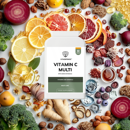Vitadefence® Vitamin C Multi | With Botanicals & Minerals – 60 Capsules