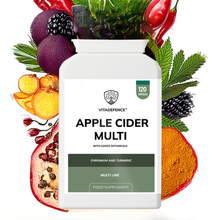 Vitadefence® Apple Cider Multi | With Chromium, Turmeric & Botanicals – 120 Vegan Capsules