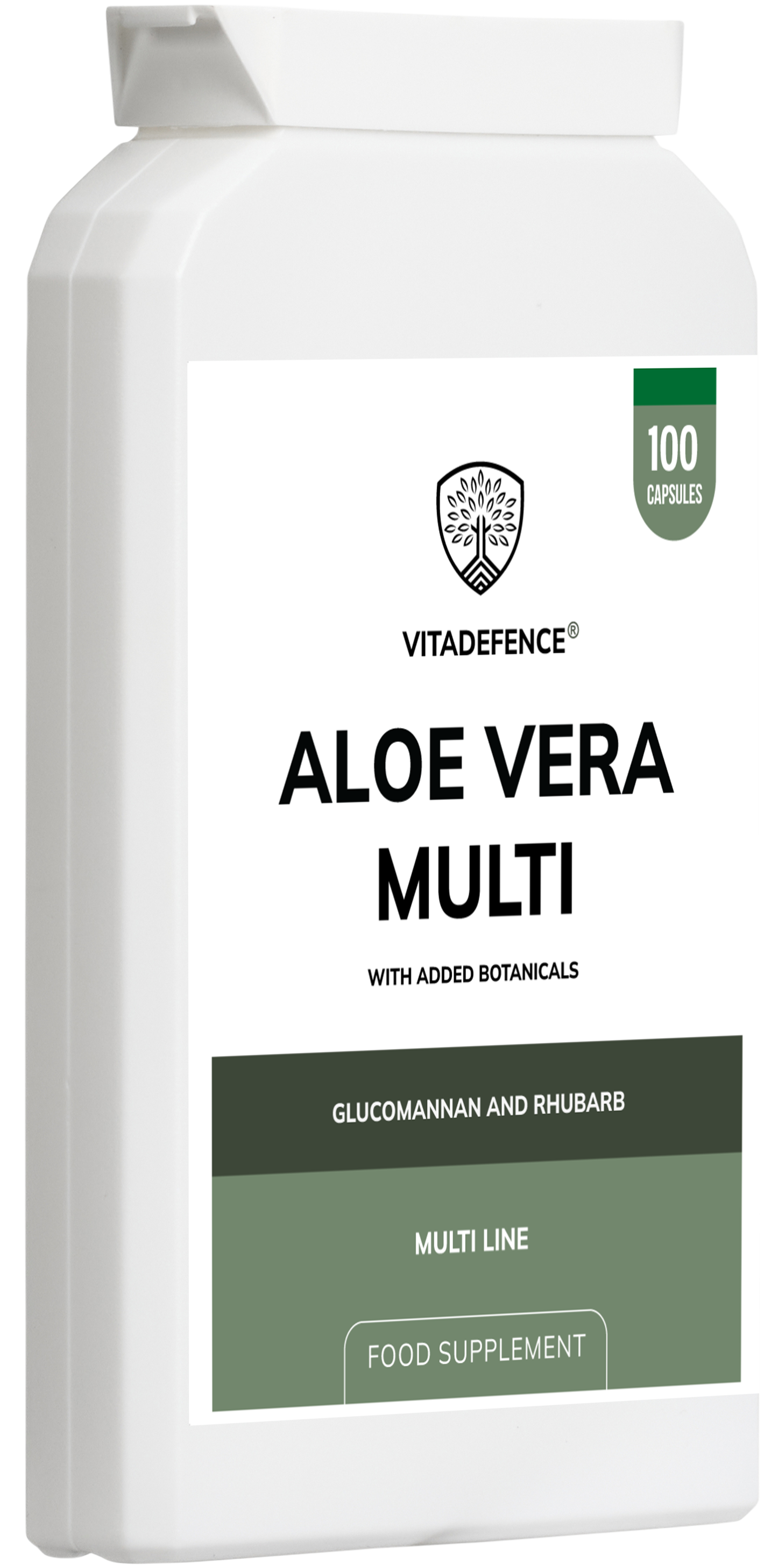 Aloe Vera Multi | 100 Vegan Capsules | Vitadefence® UK