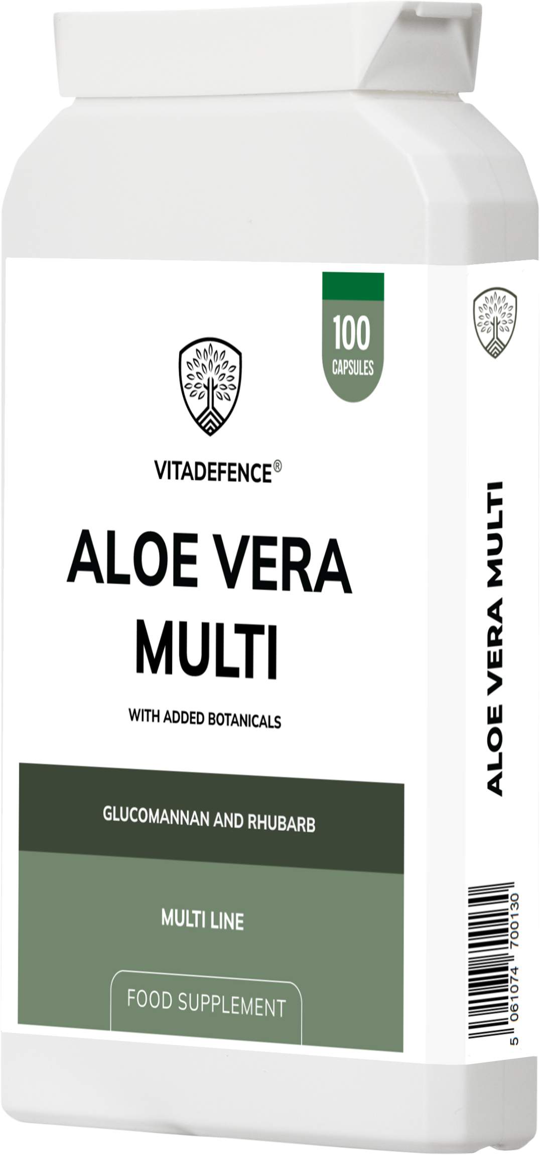 Aloe Vera Multi | 100 Vegan Capsules | Vitadefence® UK