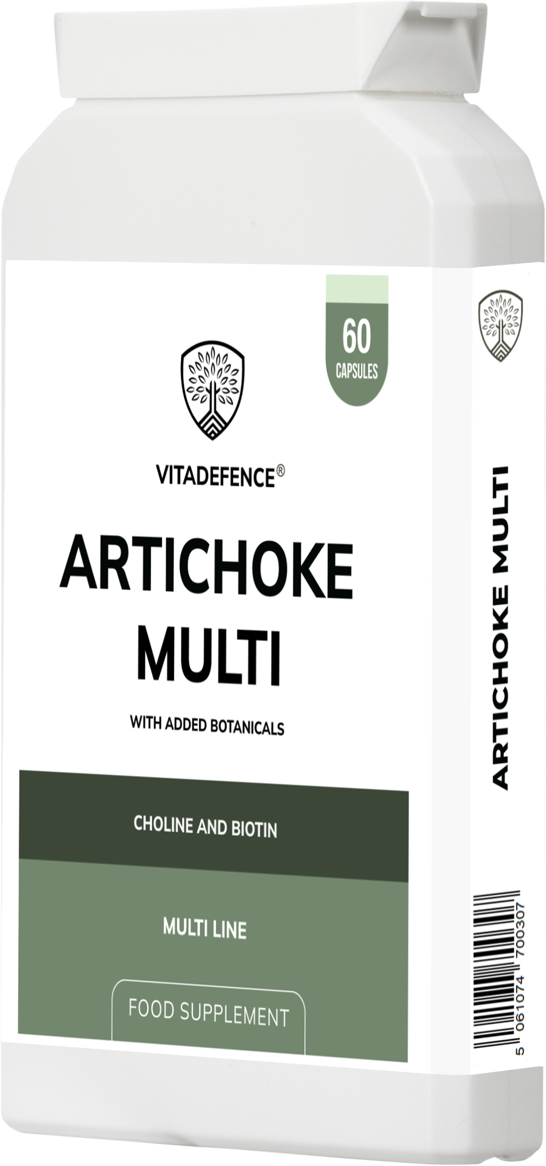 Artichoke Multi – Choline & Biotin | 60 Capsules | Vitadefence®
