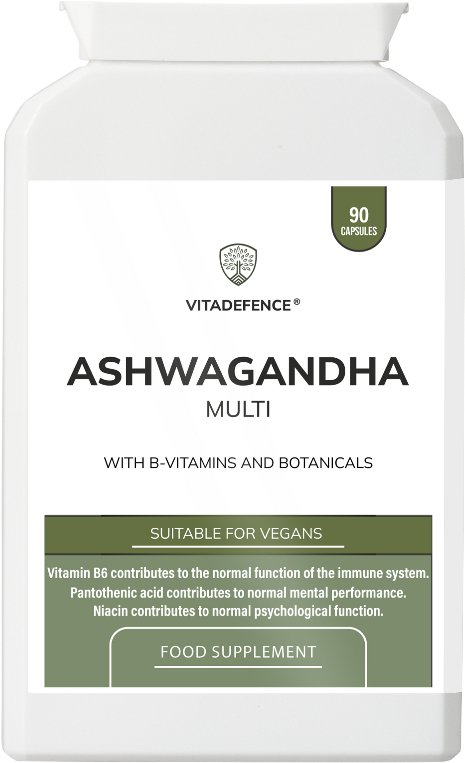 Vitadefence® Ashwagandha Multi | With Ashwagandha, Ginseng, Cordyceps & Vitamins – 90 Capsules -  Vitadefence® - Vitadefence®
