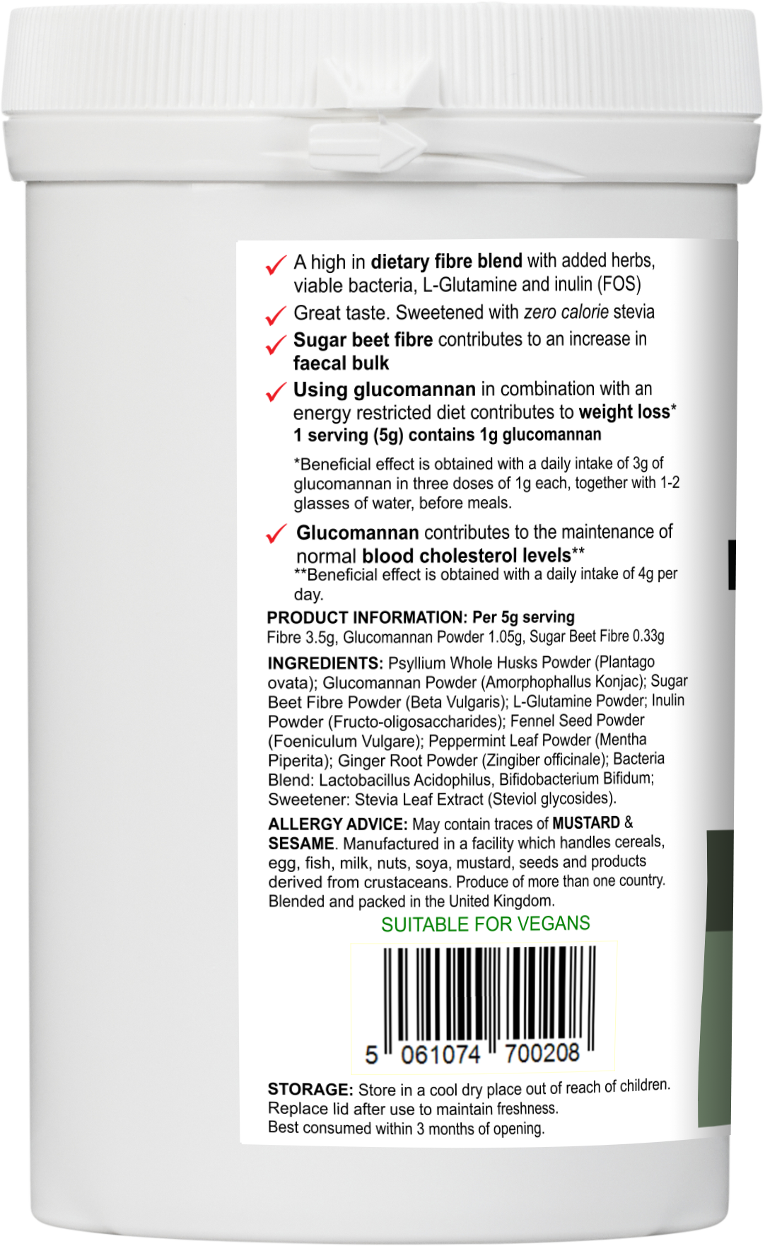 Botanical Fibre Multi - Advanced Digestive Health & Weight Management Support