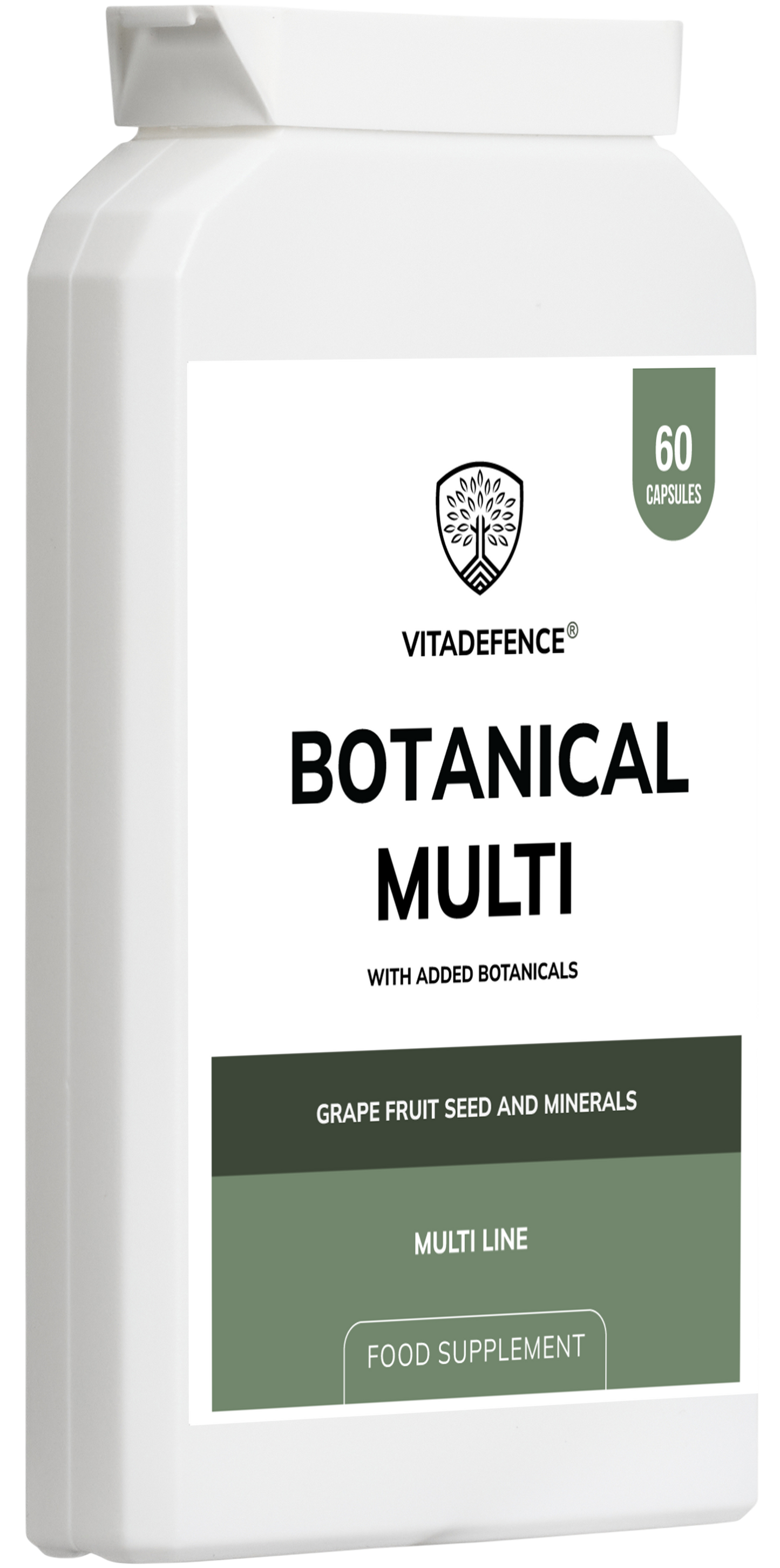 Vitadefence® Botanical Multi | With Grapefruit Seed, Zinc & Minerals – 60 Capsules