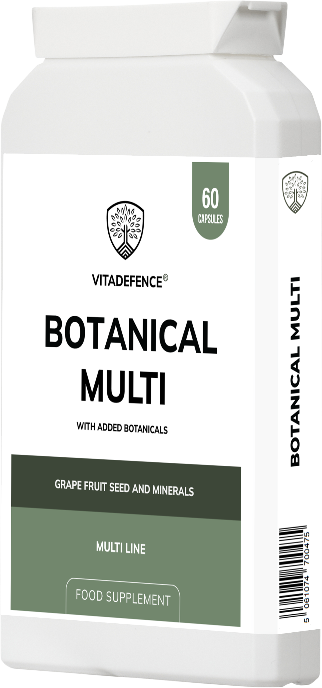 Vitadefence® Botanical Multi | With Grapefruit Seed, Zinc & Minerals – 60 Capsules