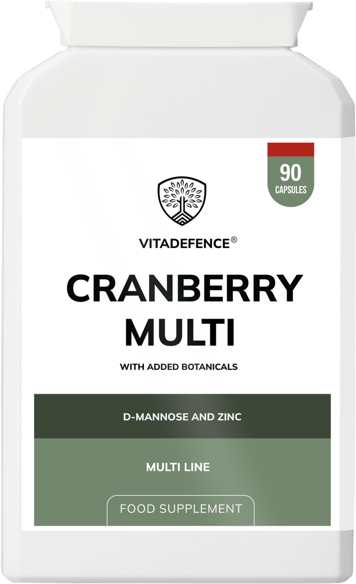 Vitadefence® Cranberry Multi | With D-Mannose, Zinc & Botanicals – 90 Vegan Capsules