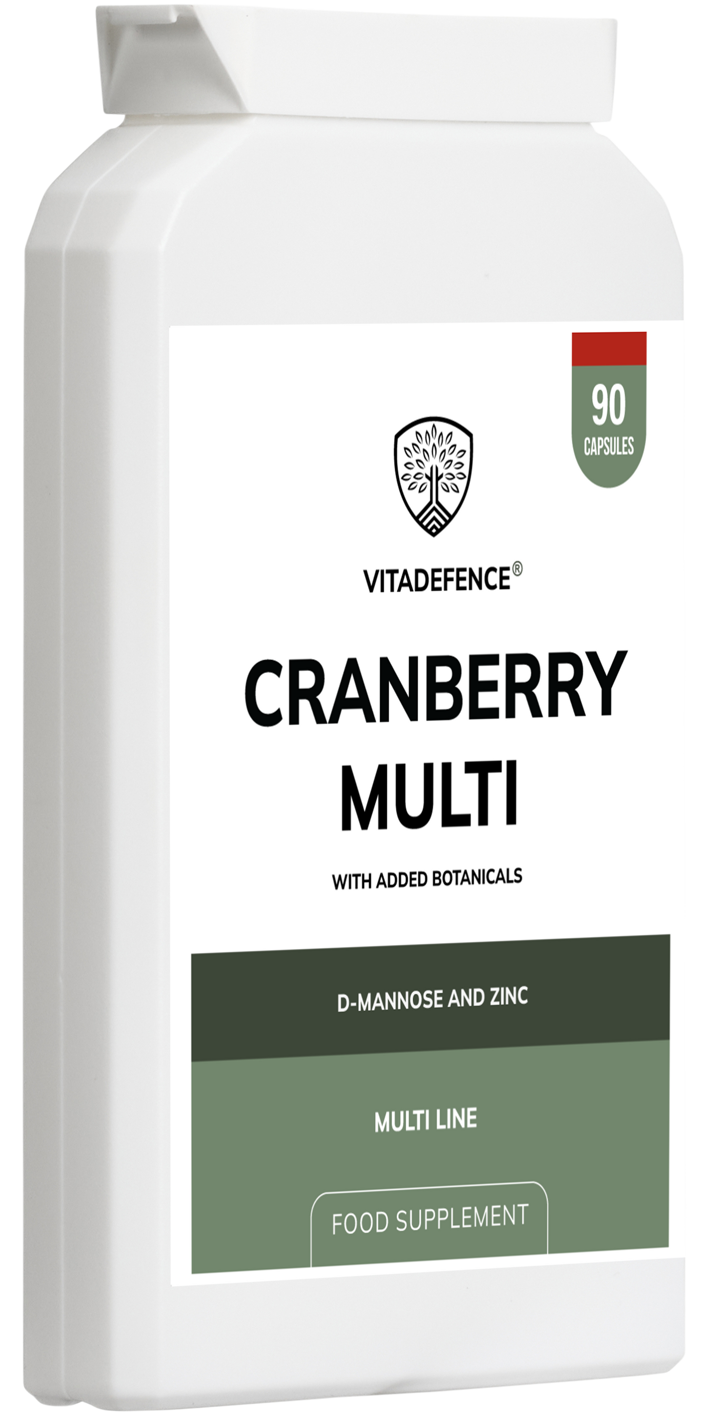 Vitadefence® Cranberry Multi | With D-Mannose, Zinc & Botanicals – 90 Vegan Capsules