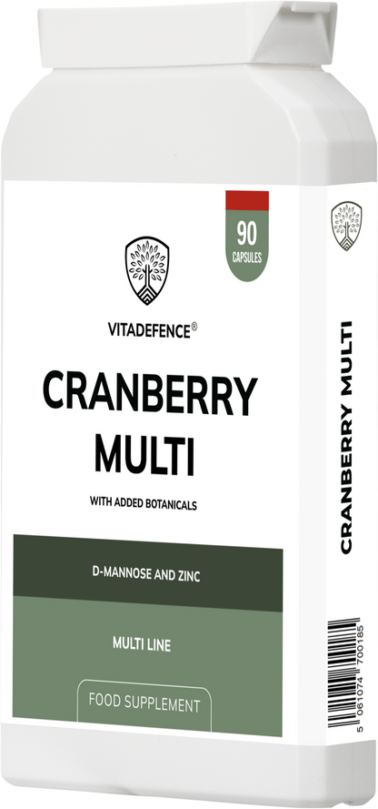 Vitadefence® Cranberry Multi | With D-Mannose, Zinc & Botanicals – 90 Vegan Capsules