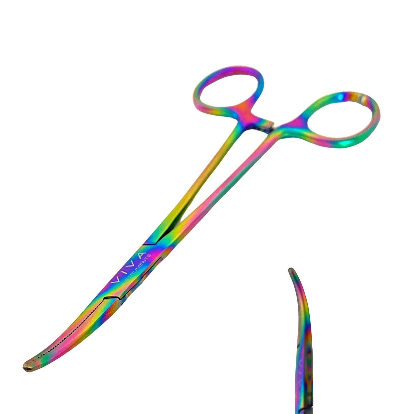 Mosquito Forceps Curved 12.5cm TITANIUM