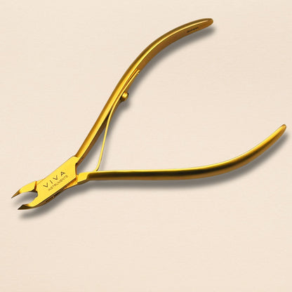 Cuticle Nipper Gold - 5mm Single Spring
