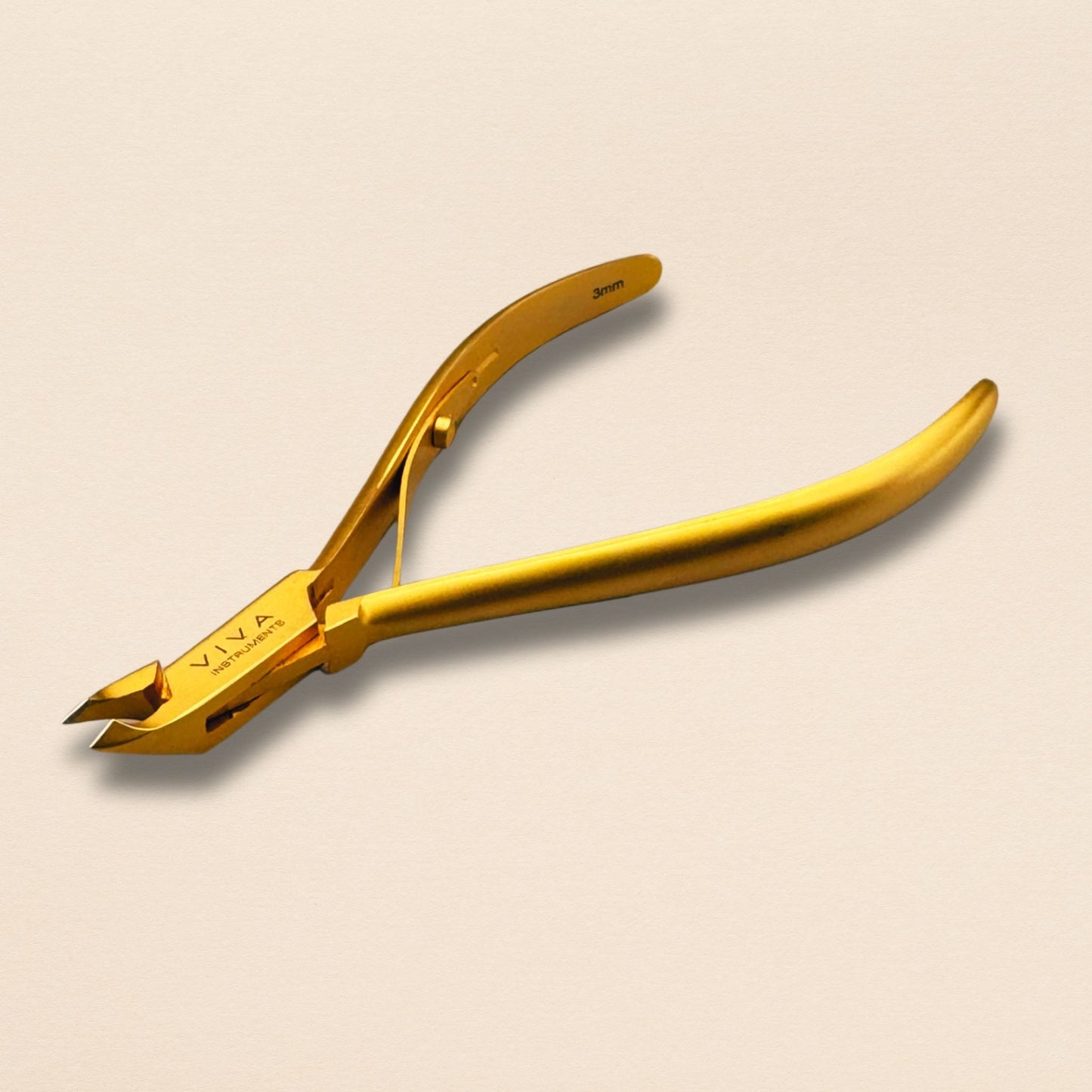 Cuticle Nipper Gold - 5mm Single Spring