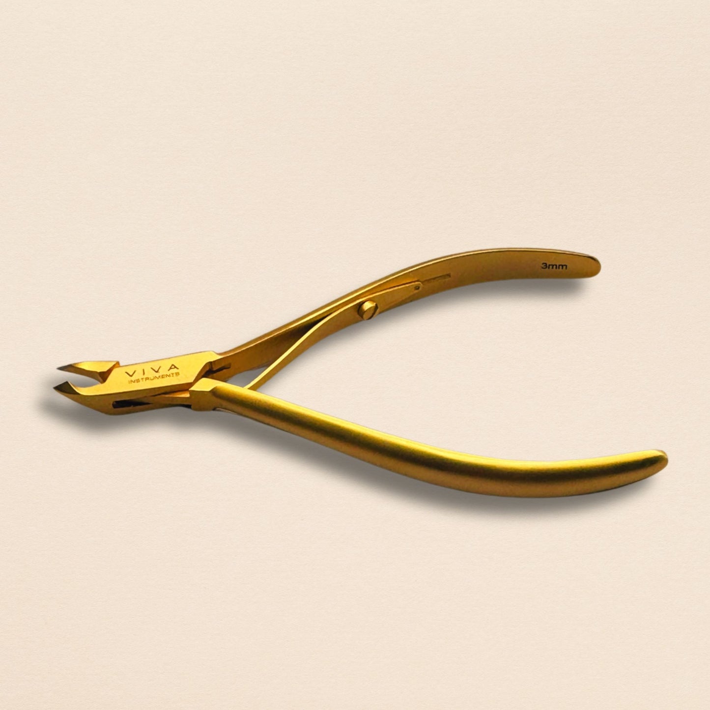 Cuticle Nipper Gold - 5mm Single Spring