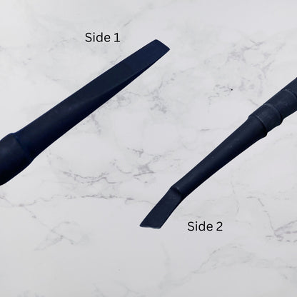 Cuticle Pusher - Dual End Black