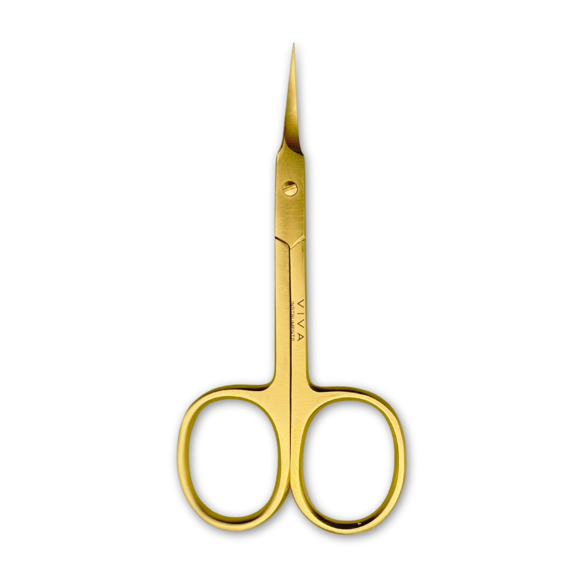 Cuticle Scissors Curved Gold