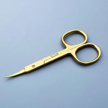 Cuticle Scissors Curved Gold