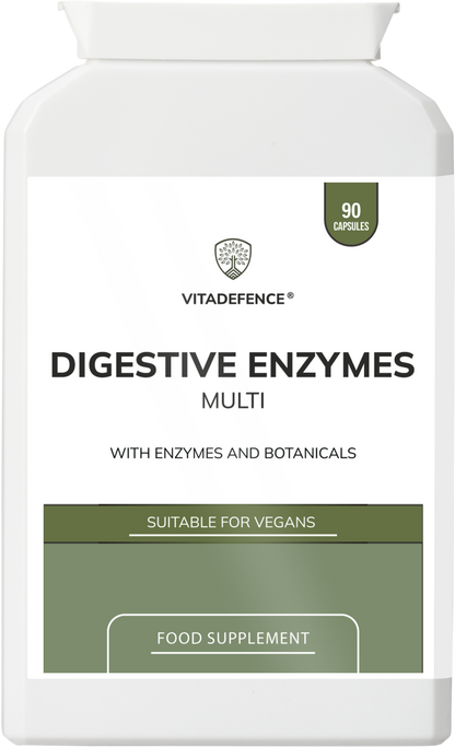 Vitadefence® Digestive Enzyme Multi | With Turmeric, Apple Cider Vinegar & Enzyme Blend – 90 Capsules -  Vitadefence® - Vitadefence®
