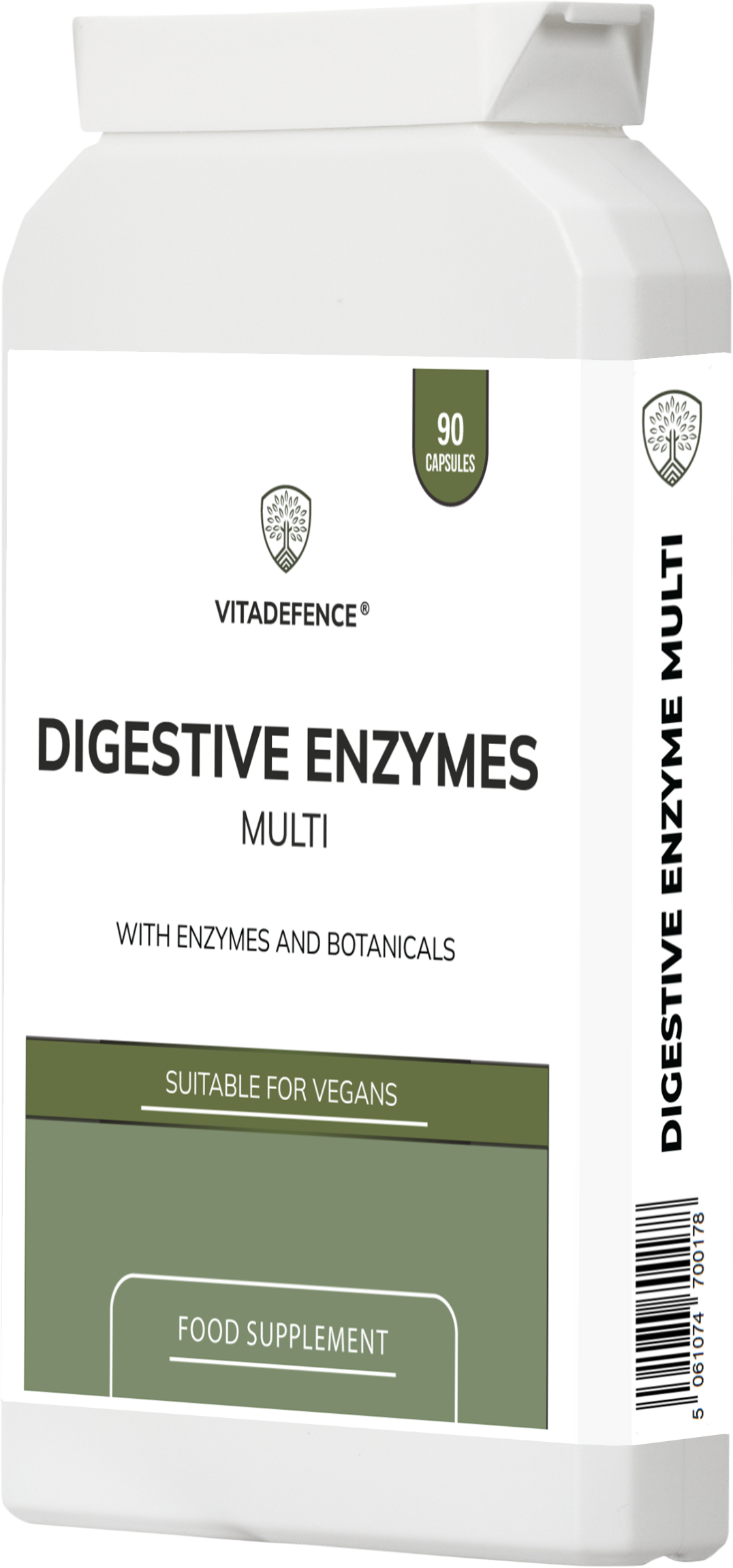 Vitadefence® Digestive Enzyme Multi | With Turmeric, Apple Cider Vinegar & Enzyme Blend – 90 Capsules -  Vitadefence® - Vitadefence®
