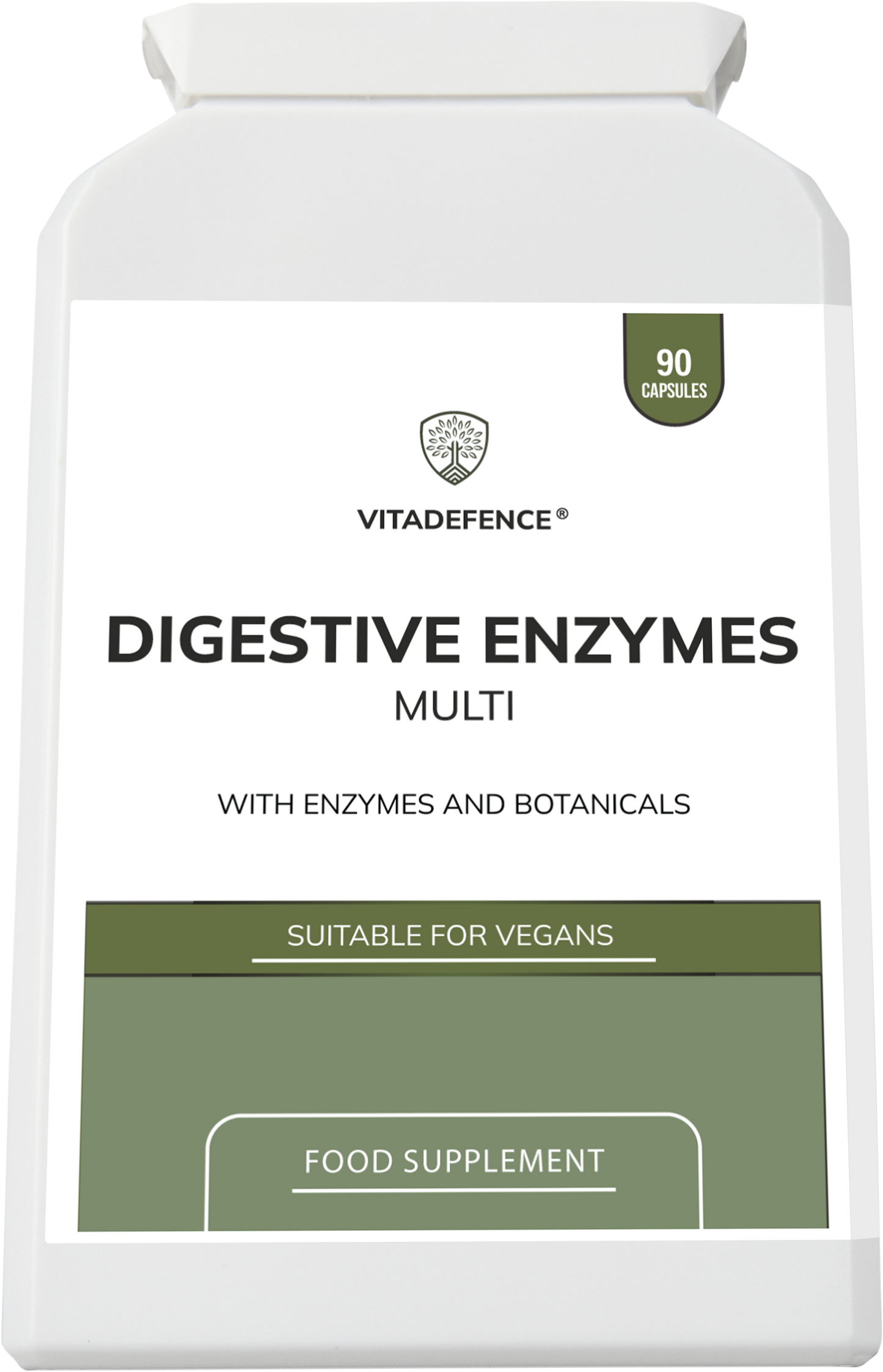 Vitadefence® Digestive Enzyme Multi | With Turmeric, Apple Cider Vinegar & Enzyme Blend – 90 Capsules -  Vitadefence® - Vitadefence®
