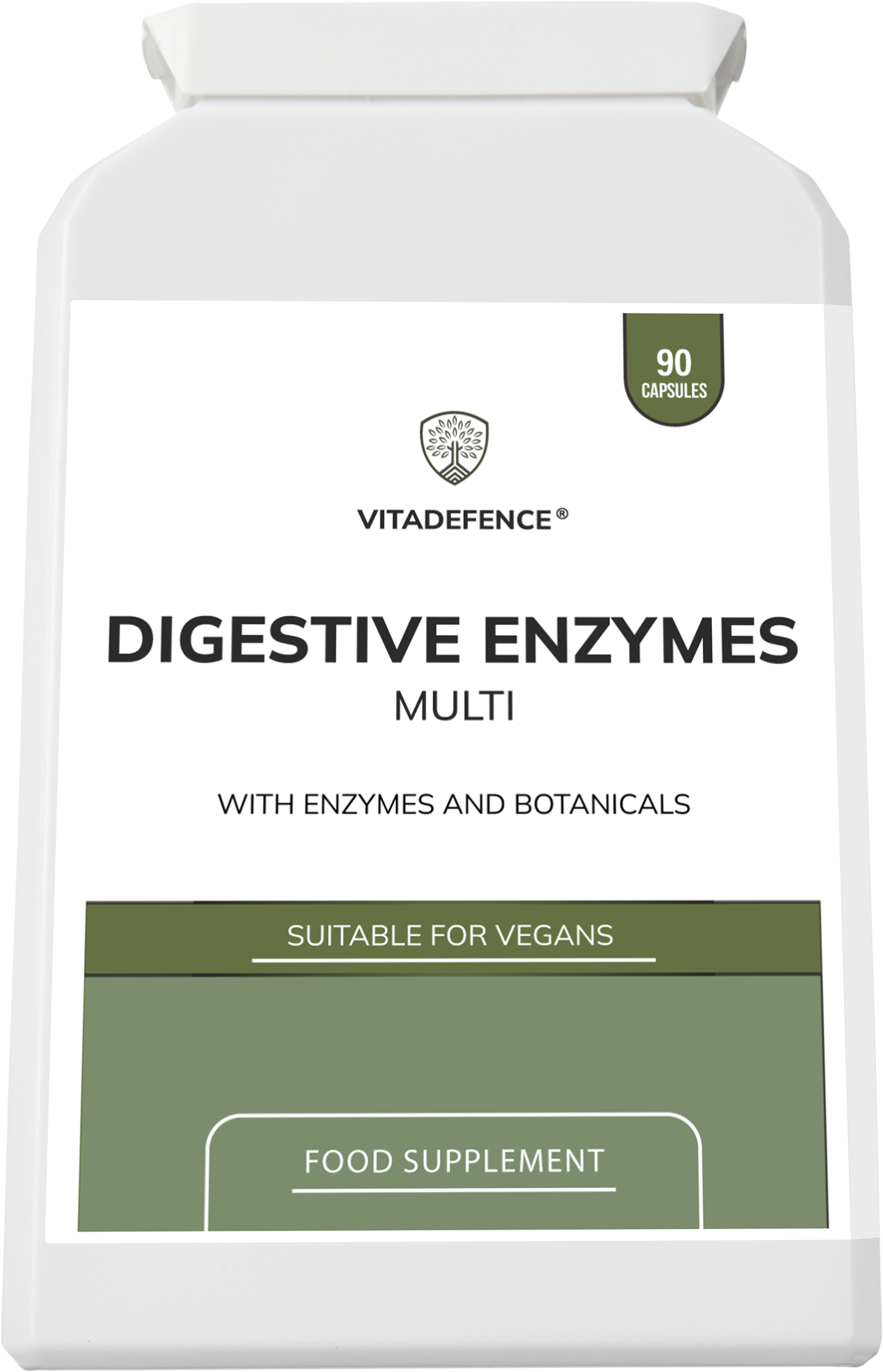Vitadefence® Digestive Enzyme Multi | With Turmeric, Apple Cider Vinegar & Enzyme Blend – 90 Capsules -  Vitadefence® - Vitadefence®
