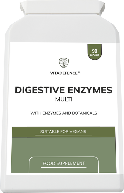 Vitadefence® Digestive Enzyme Multi | With Turmeric, Apple Cider Vinegar & Enzyme Blend – 90 Capsules -  Vitadefence® - Vitadefence®
