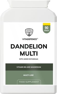 Vitadefence® Dandelion Multi | With Vitamin B6, Magnesium & Botanicals – 90 Capsules