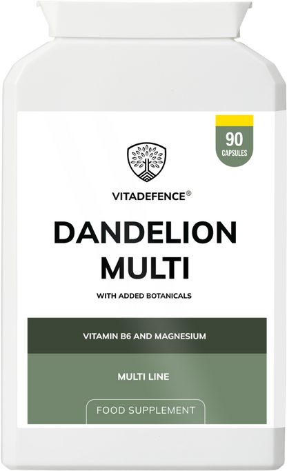 Vitadefence® Dandelion Multi | With Vitamin B6, Magnesium & Botanicals – 90 Capsules