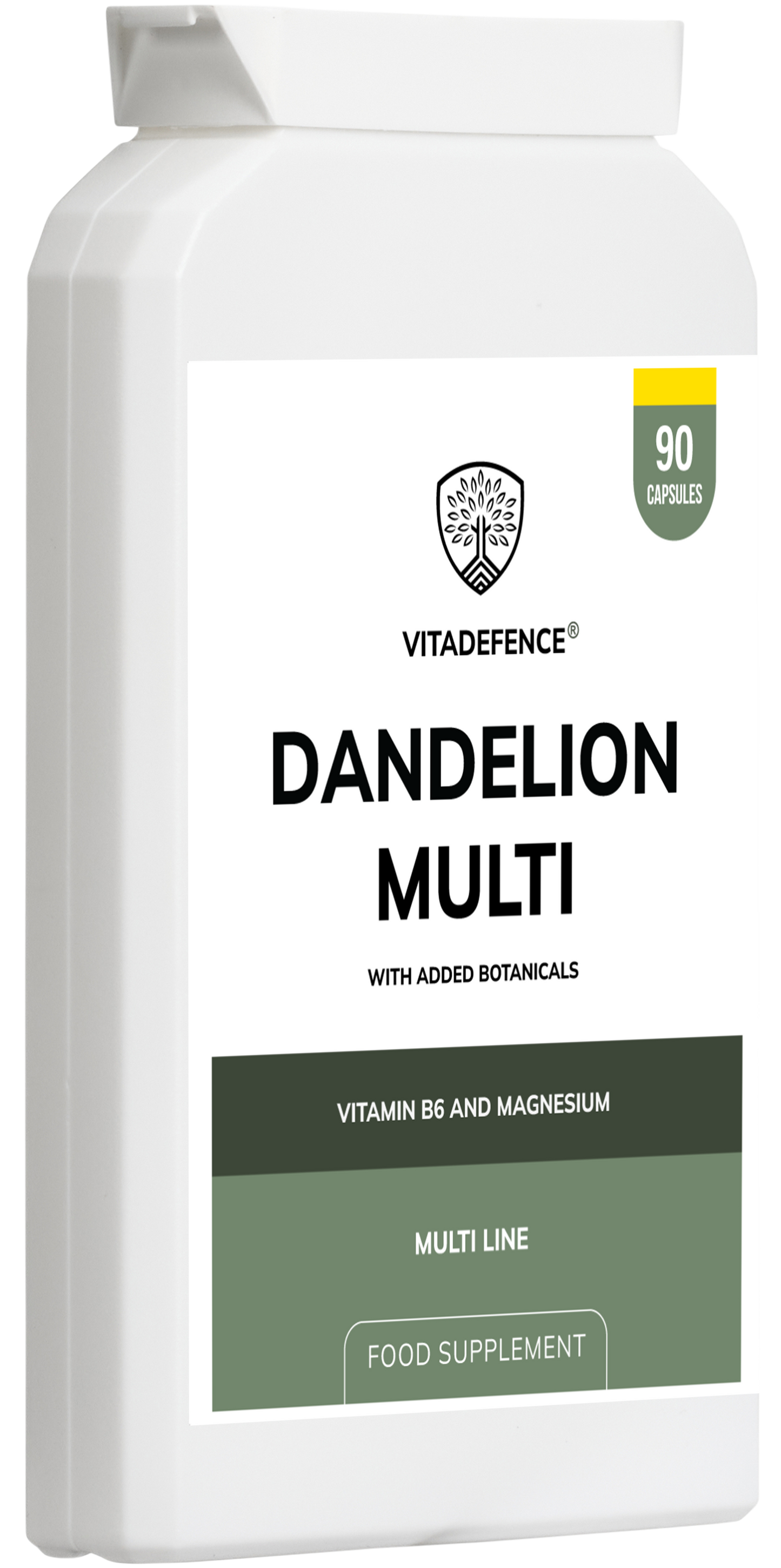 Vitadefence® Dandelion Multi | With Vitamin B6, Magnesium & Botanicals – 90 Capsules
