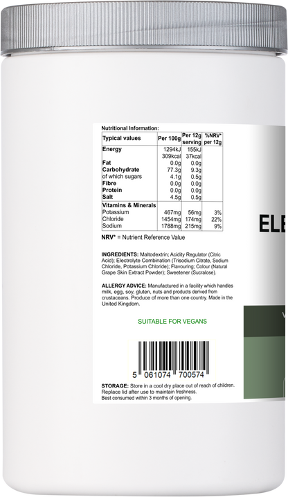 Vitadefence® Electrolyte Multi | Berry Flavour Hydration Powder with Electrolytes & Minerals – 540 g
