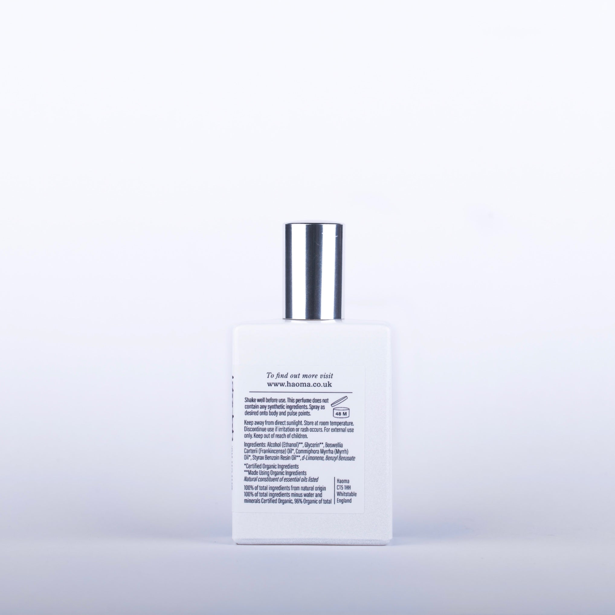 Frankincense and Myrrh Organic Eau de Parfum