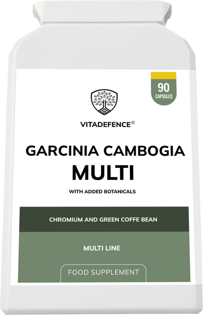 Vitadefence® Garcinia Cambogia Multi | With Chromium & Green Coffee Bean – 90 Capsules