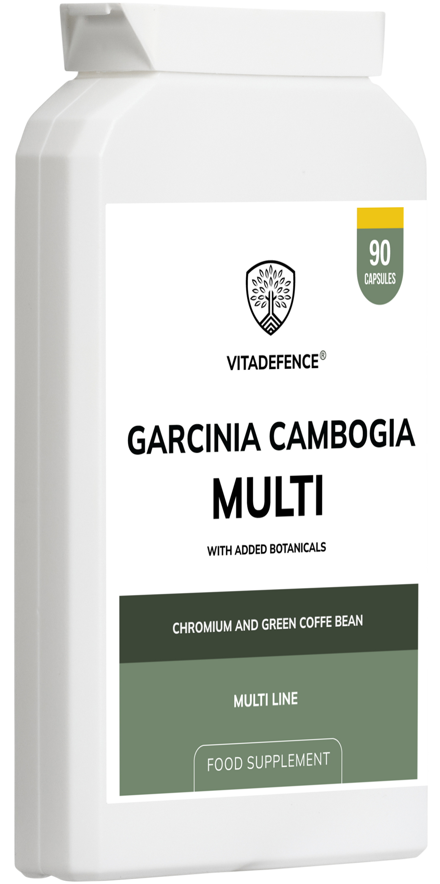 Vitadefence® Garcinia Cambogia Multi | With Chromium & Green Coffee Bean – 90 Capsules