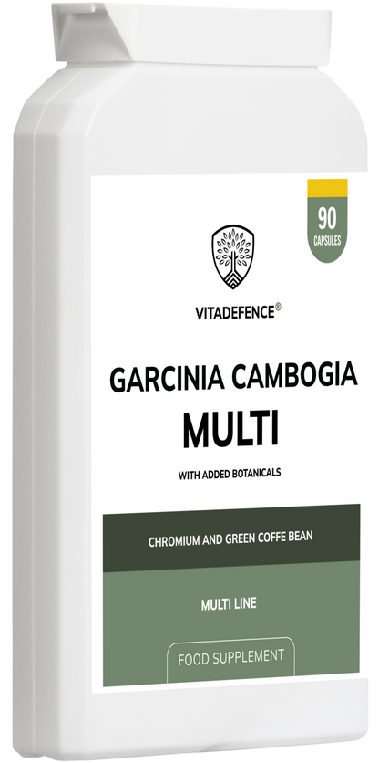 Vitadefence® Garcinia Cambogia Multi | With Chromium & Green Coffee Bean – 90 Capsules