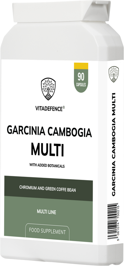 Vitadefence® Garcinia Cambogia Multi | With Chromium & Green Coffee Bean – 90 Capsules