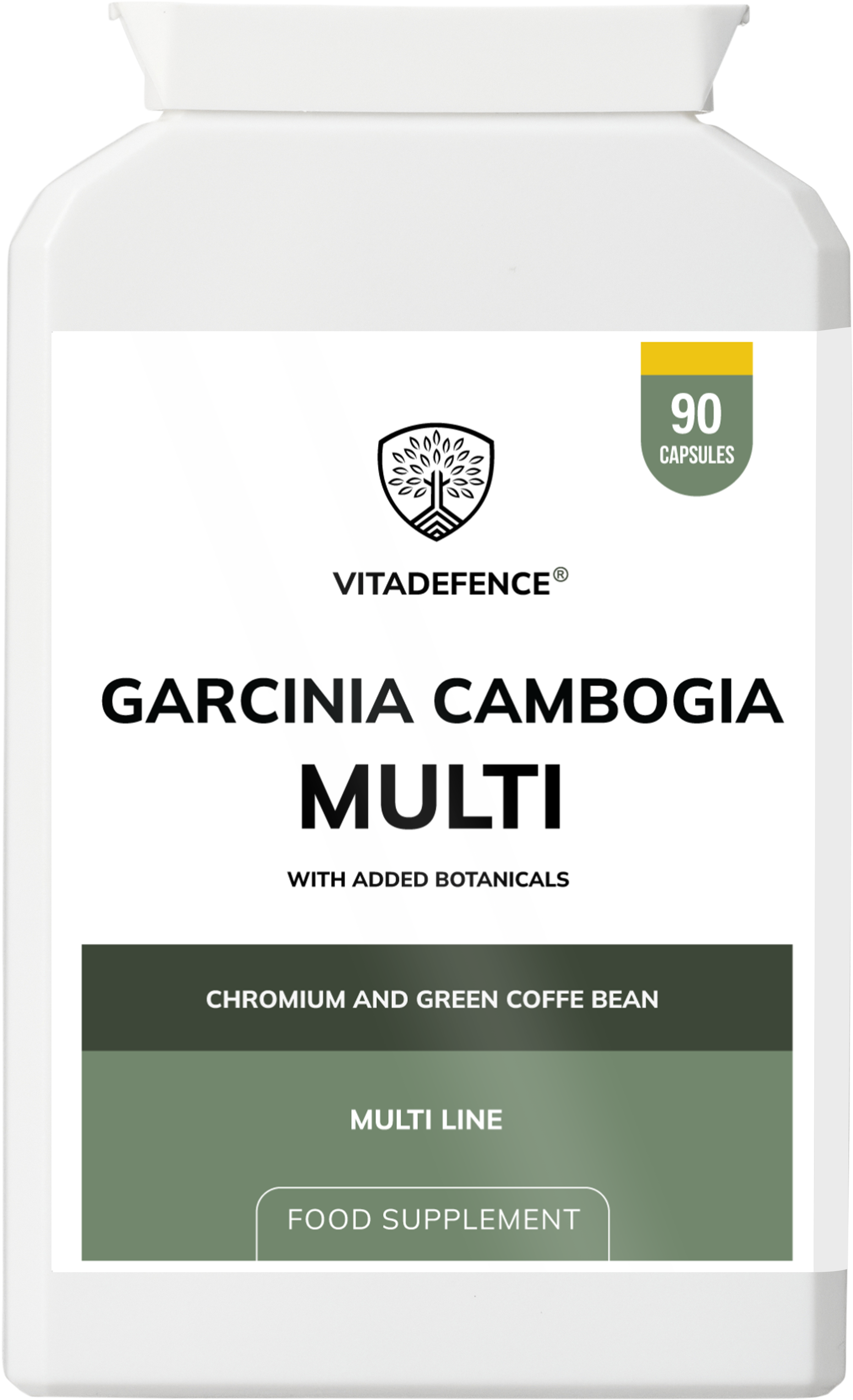 Vitadefence® Garcinia Cambogia Multi | With Chromium & Green Coffee Bean – 90 Capsules