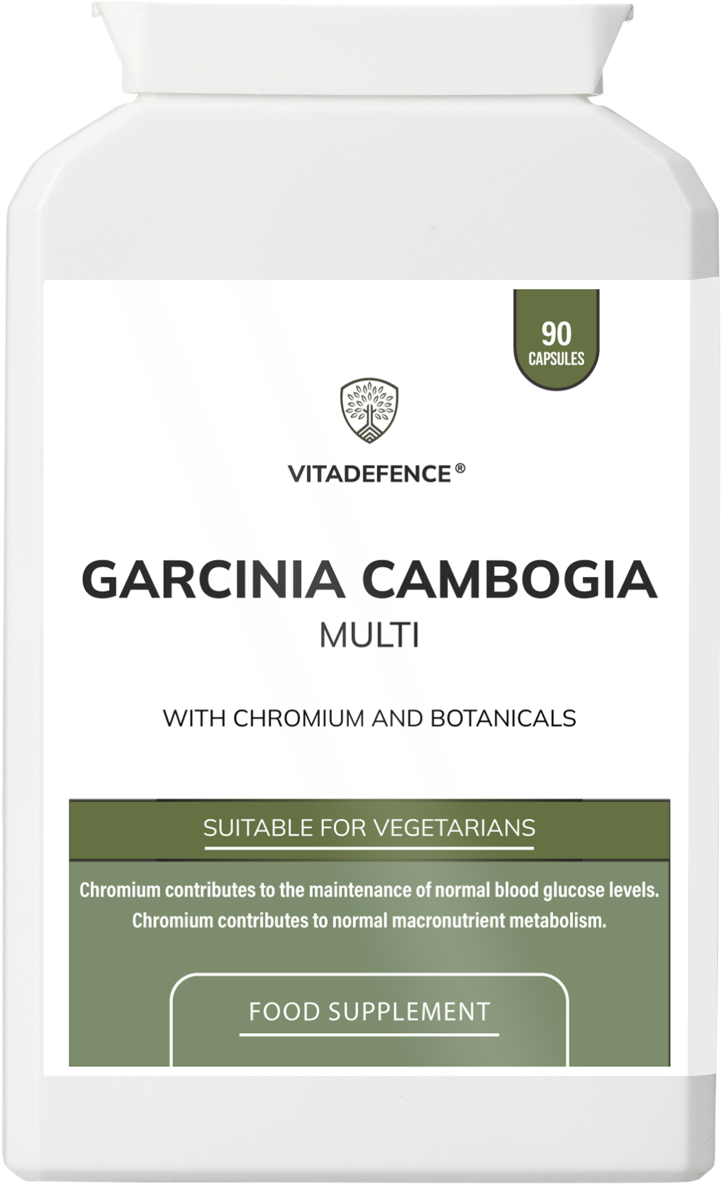 Vitadefence® Garcinia Cambogia Multi | With Chromium & Green Coffee Bean – 90 Capsules