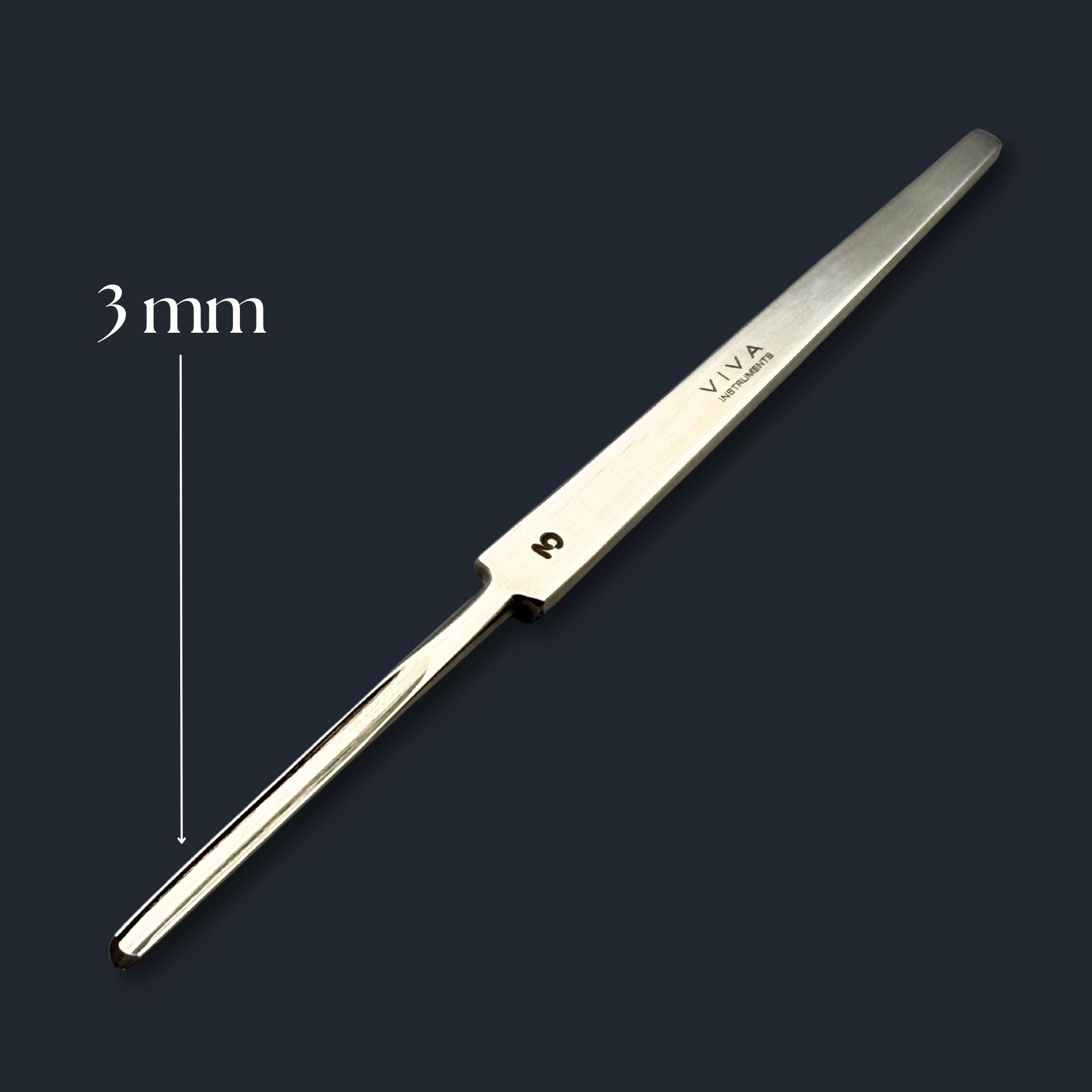 3 mm Gouge - Reusable Stainless Steel