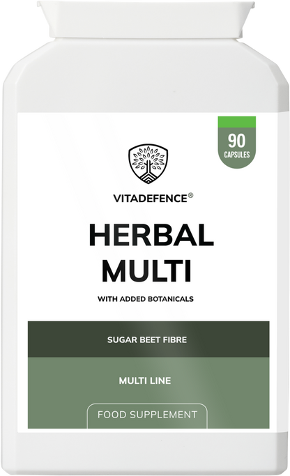 Vitadefence® Herbal Multi – Sugar Beet Fibre & Botanical Blend – 90 Vegan Capsules