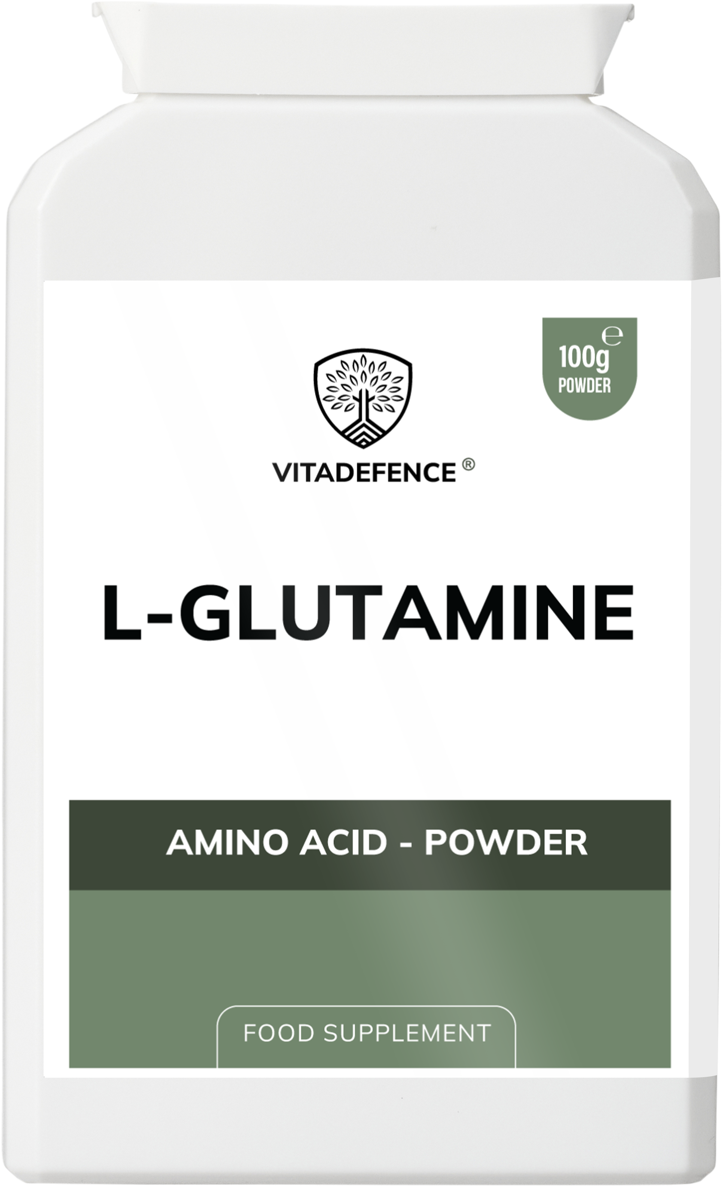 Vitadefence® L-Glutamine Powder | Pure Vegan Amino Acid – 100 g