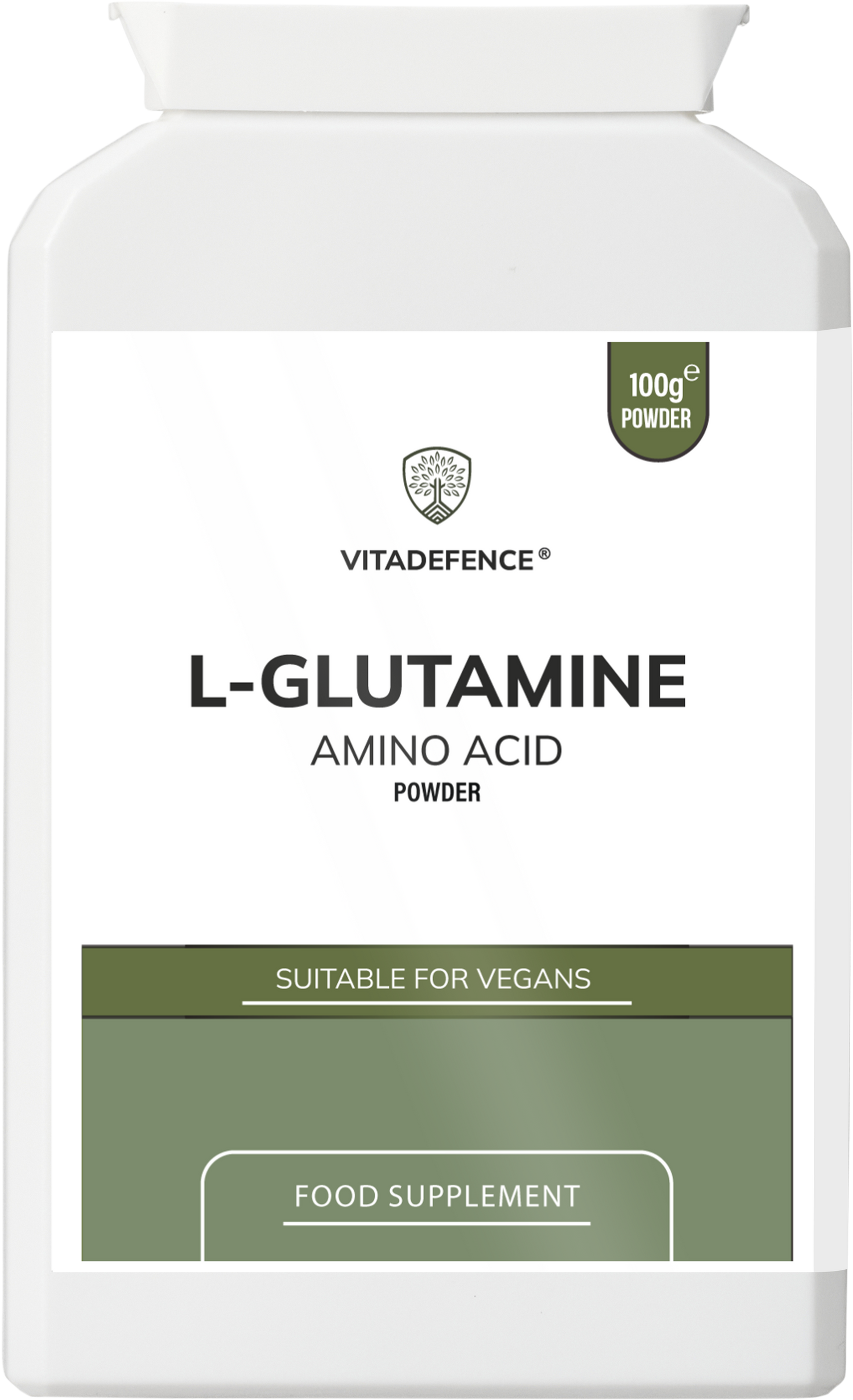 Vitadefence® L-Glutamine Powder |  Vegan – 100 g -  Vitadefence® - Vitadefence®
