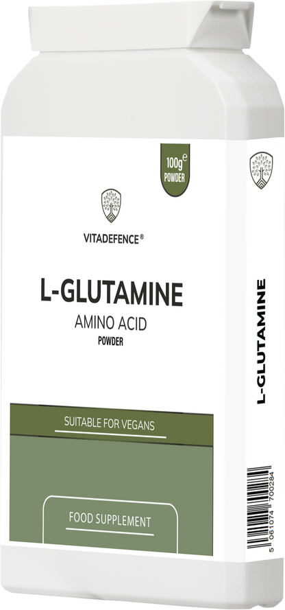 Vitadefence® L-Glutamine Powder |  Vegan – 100 g -  Vitadefence® - Vitadefence®
