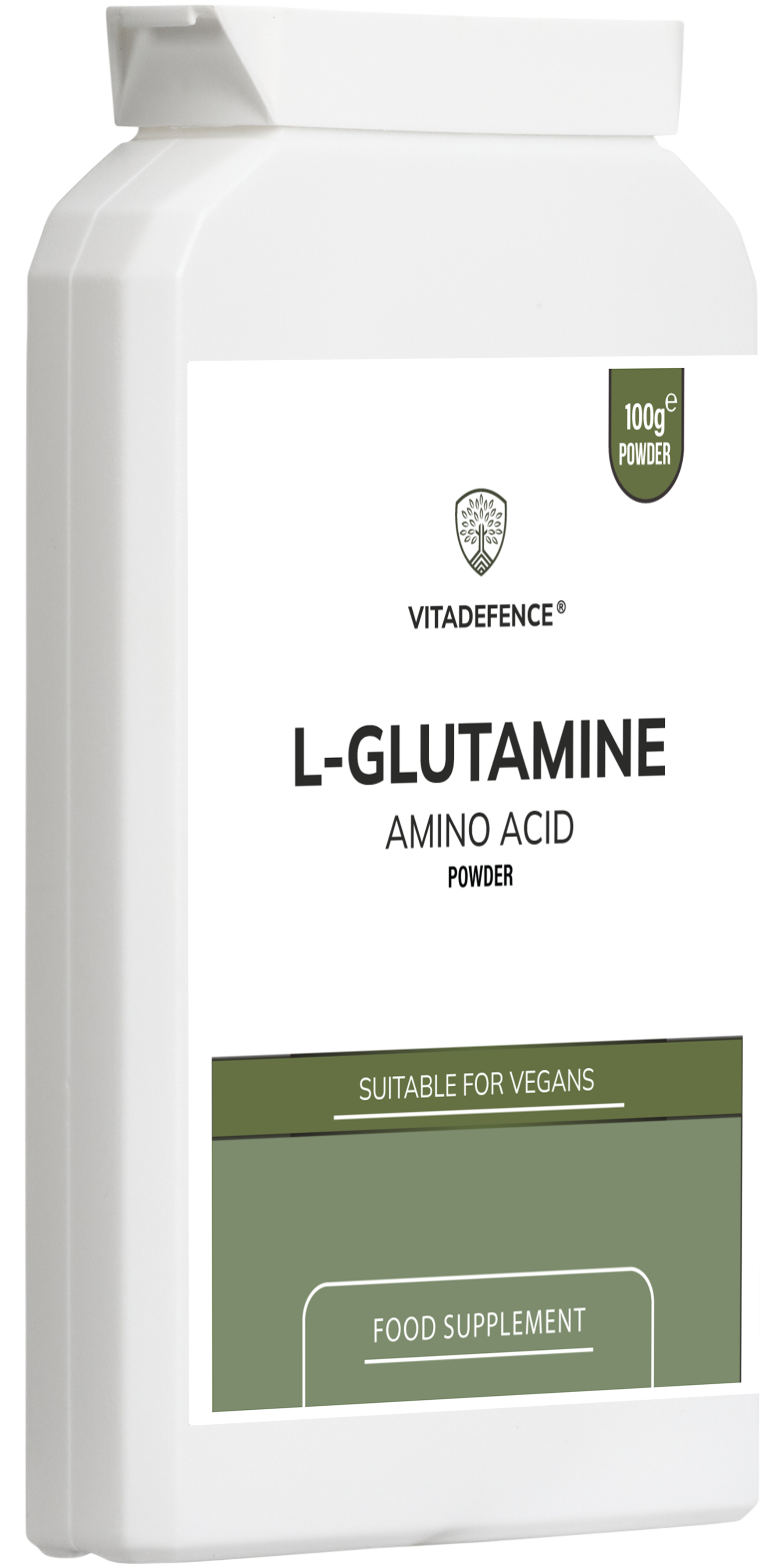 Vitadefence® L-Glutamine Powder |  Vegan – 100 g -  Vitadefence® - Vitadefence®
