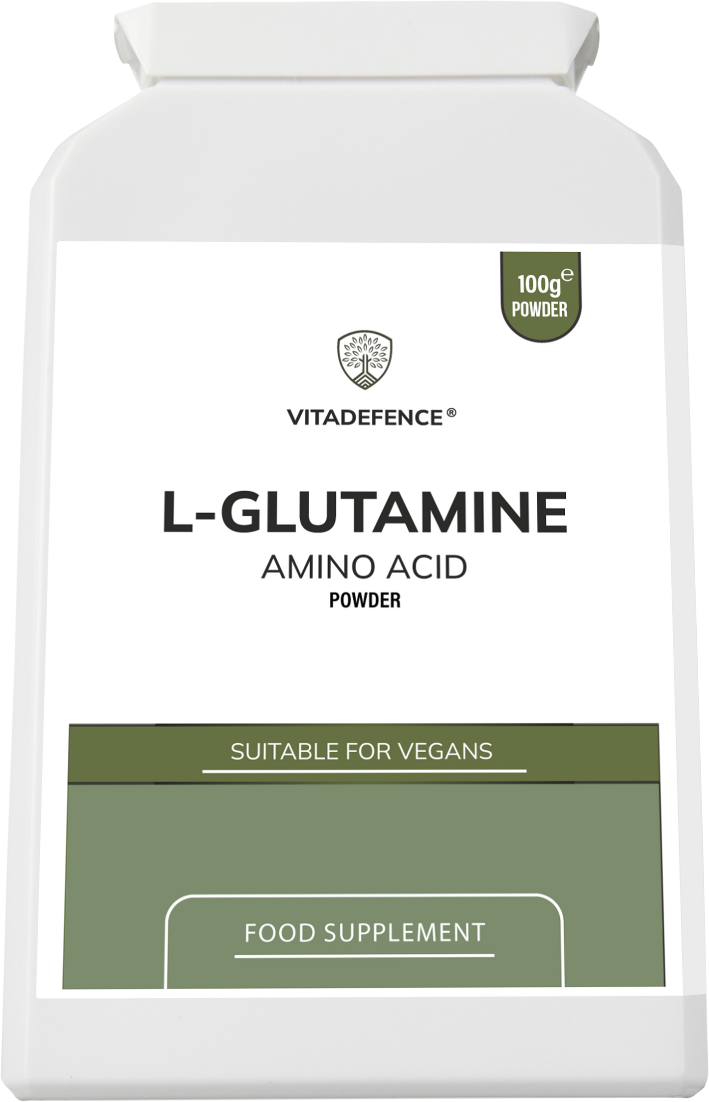 Vitadefence® L-Glutamine Powder |  Vegan – 100 g -  Vitadefence® - Vitadefence®
