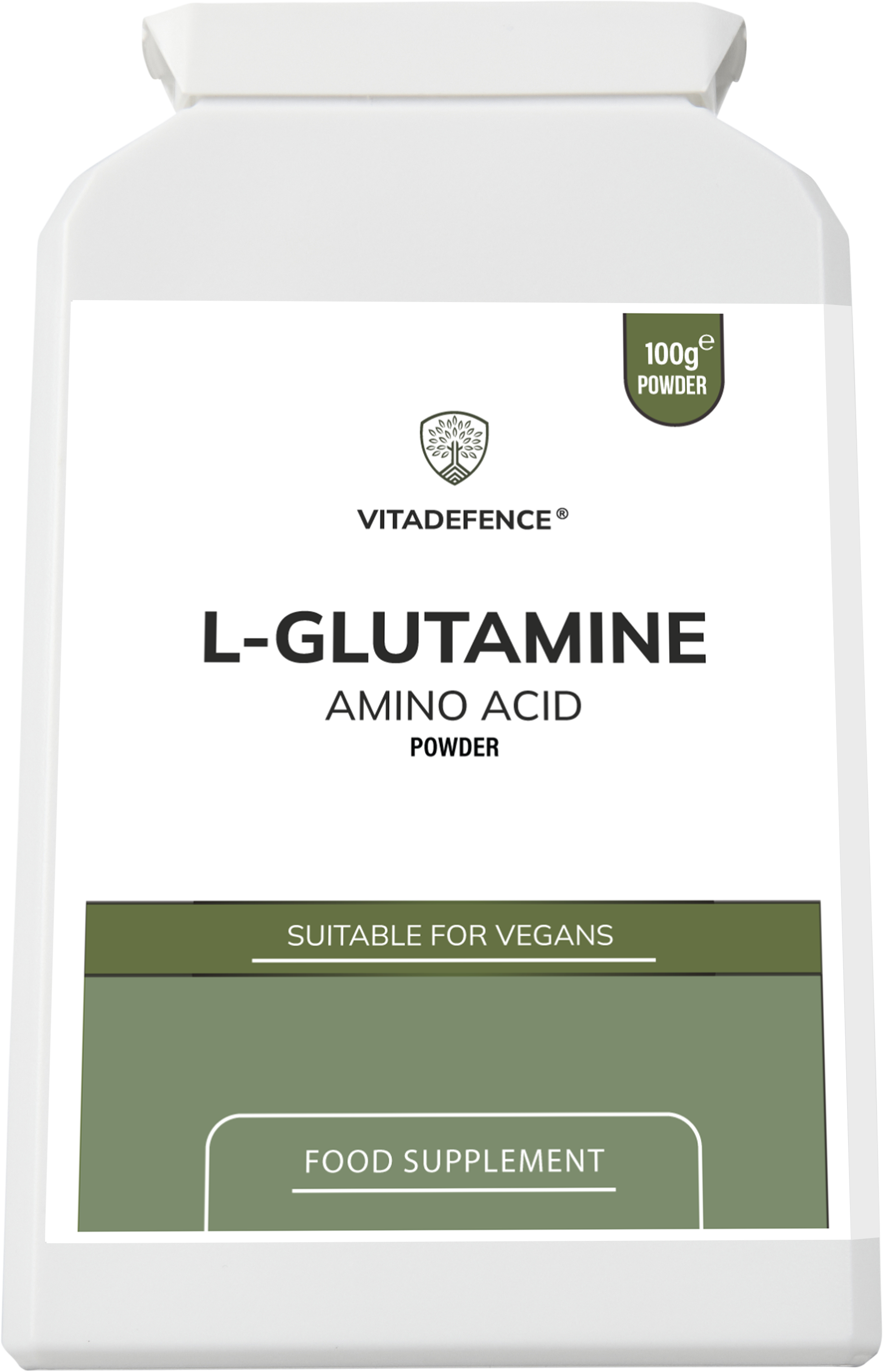 Vitadefence® L-Glutamine Powder |  Vegan – 100 g -  Vitadefence® - Vitadefence®
