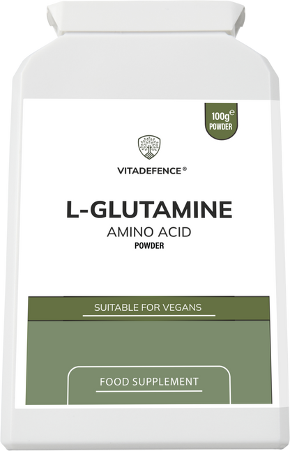 Vitadefence® L-Glutamine Powder |  Vegan – 100 g -  Vitadefence® - Vitadefence®
